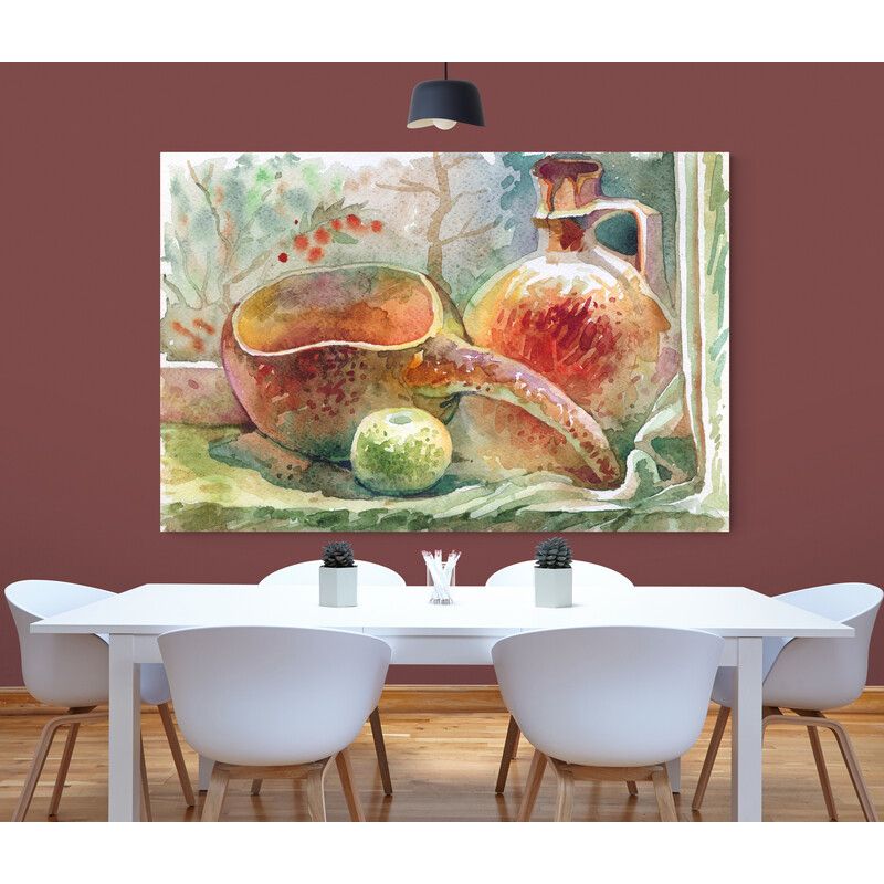 TAYRONA STORE - Cuadro En Lienzo Para Comedor Bodegon 160 50x35cm