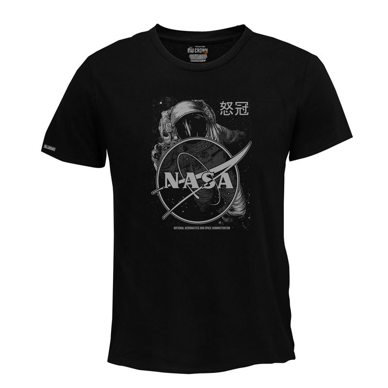 CREACIONES NU CROWN - Camiseta Astronauta Nasa Nu Crown Hombre Color Negro
