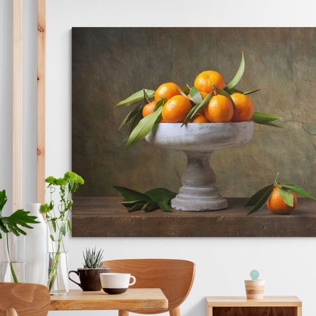 TAYRONA STORE - Cuadro En Lienzo Para Comedor Bodegon 033 50x40cm