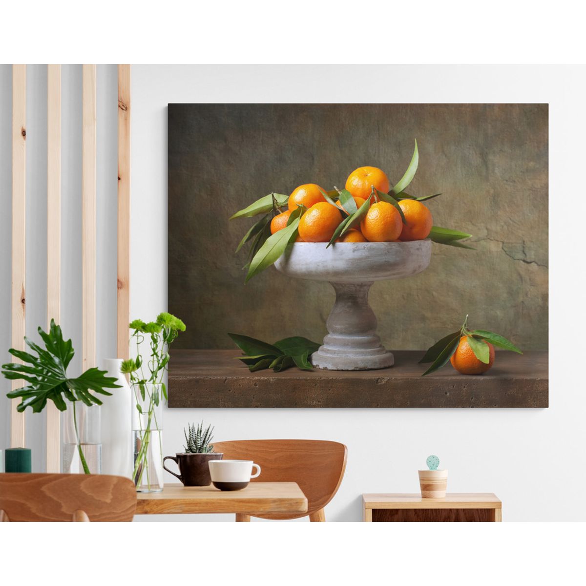 TAYRONA STORE - Cuadro En Lienzo Para Comedor Bodegon 033 50x40cm