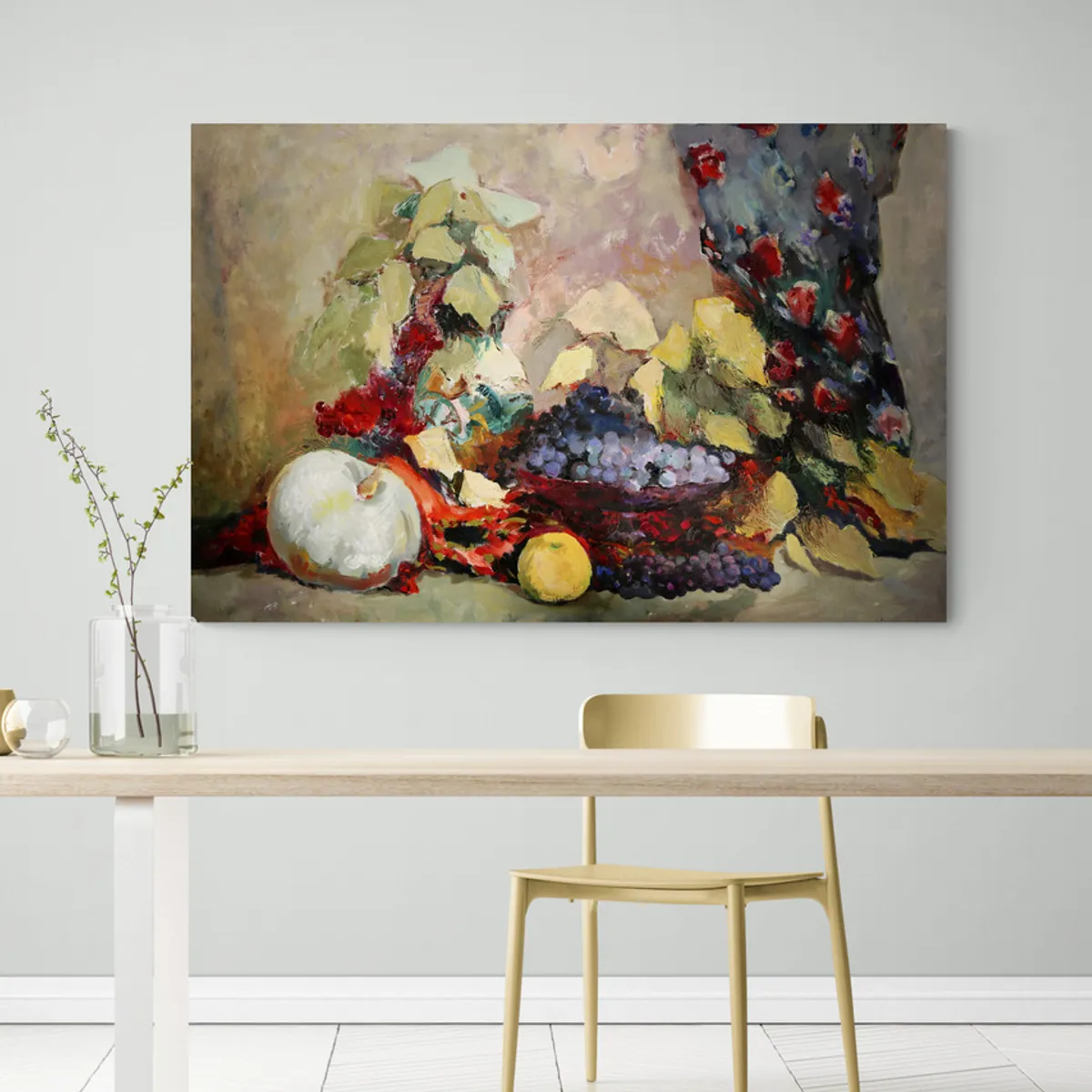 TAYRONA STORE - Cuadro En Lienzo Para Comedor Bodegon 040 150x100cm