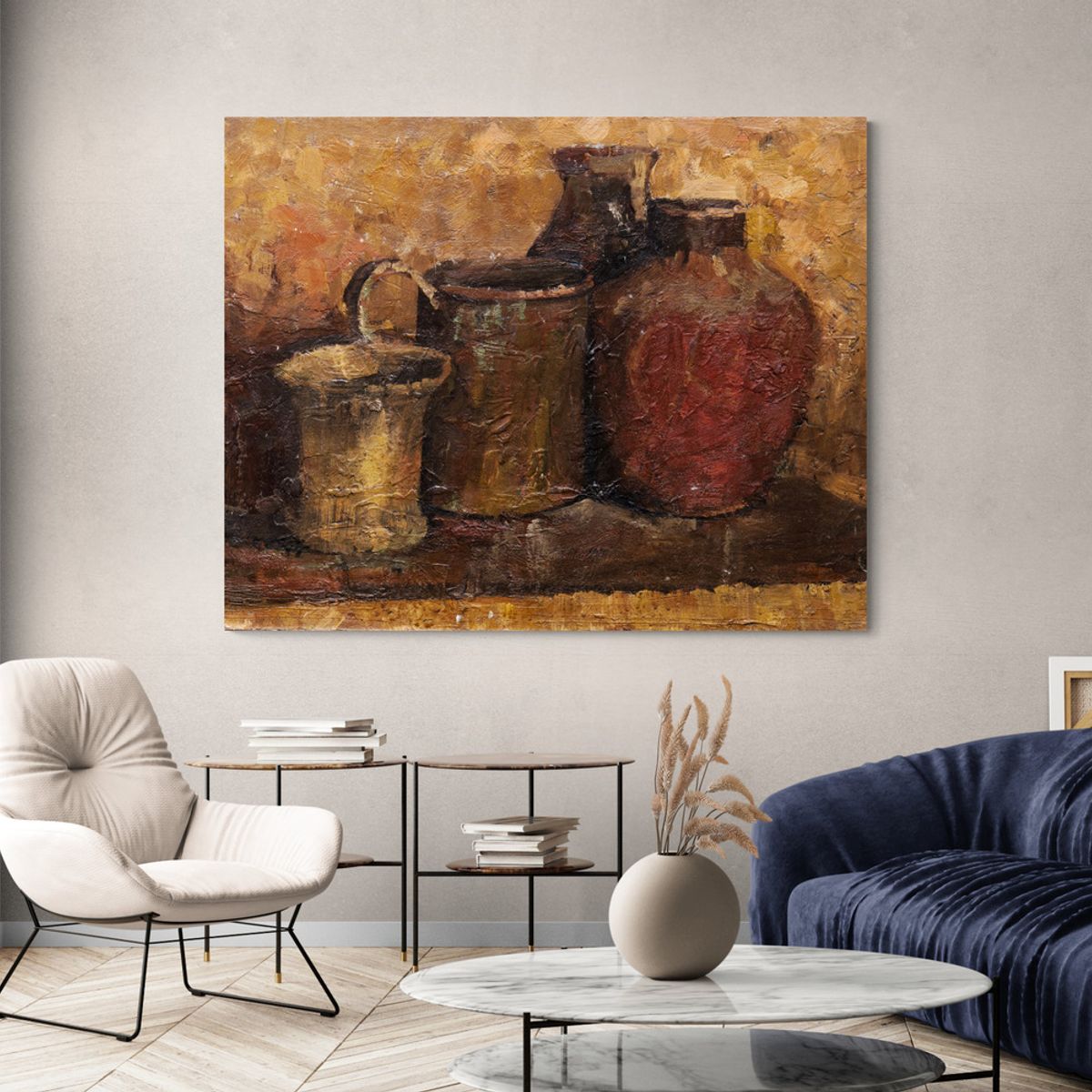 TAYRONA STORE - Cuadro En Lienzo Para Comedor Bodegon 044 150x120cm