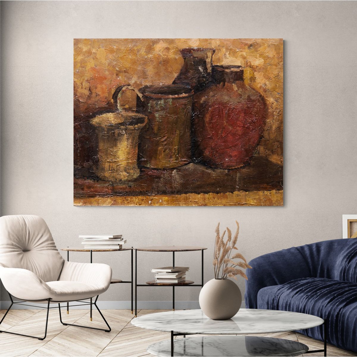 TAYRONA STORE - Cuadro En Lienzo Para Comedor Bodegon 044 150x120cm