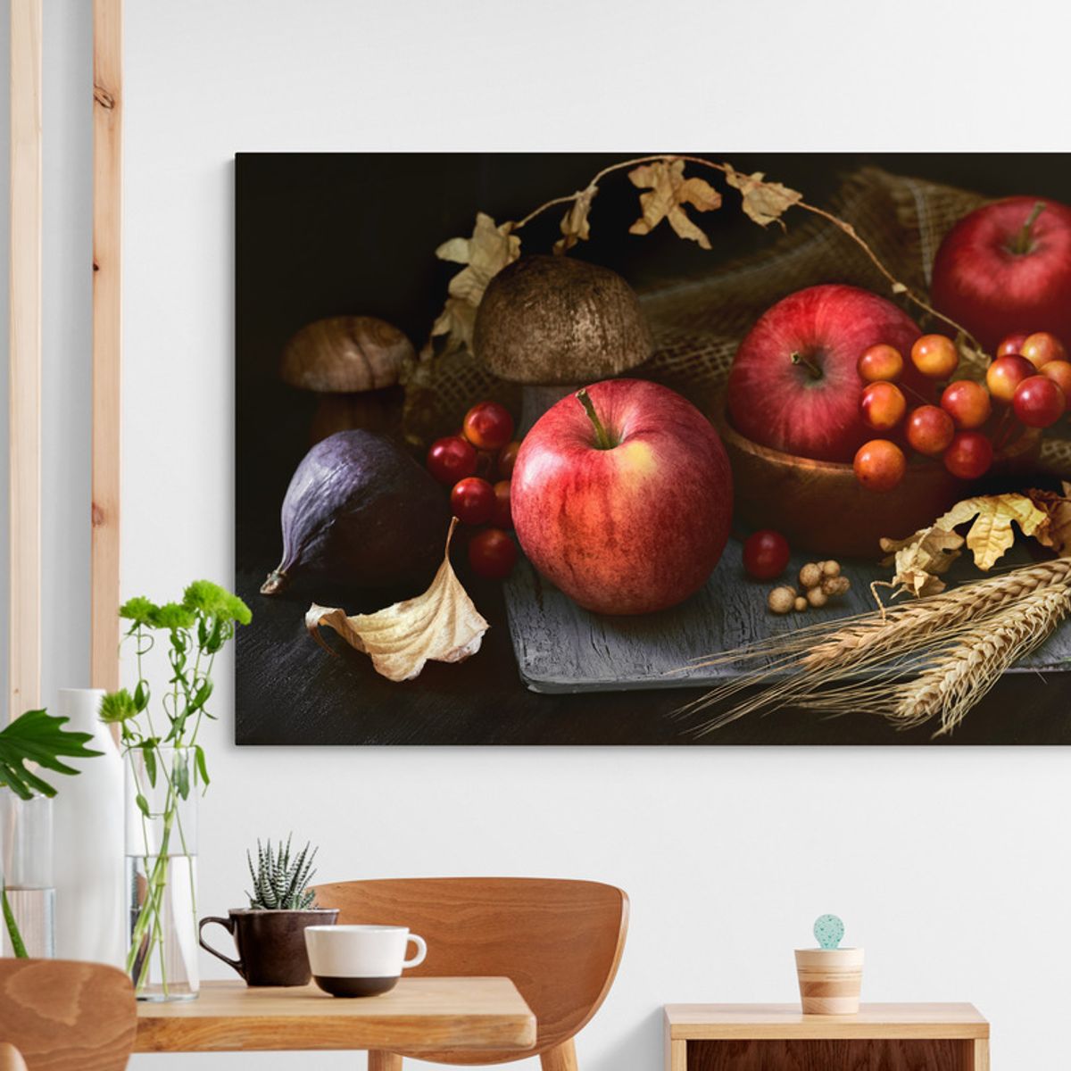 TAYRONA STORE - Cuadro En Lienzo Para Comedor Bodegon 046 100x70cm