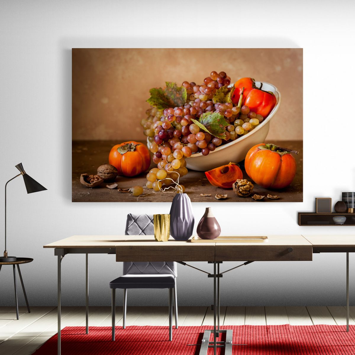 TAYRONA STORE - Cuadro En Lienzo Para Comedor Bodegon 051 100x70cm