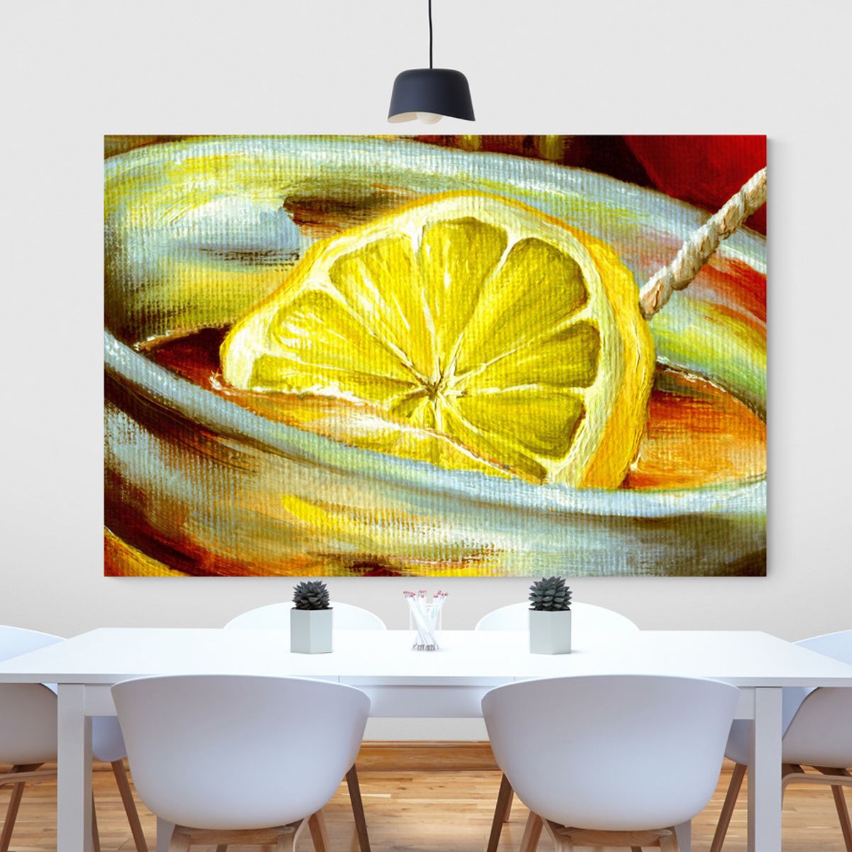 TAYRONA STORE - Cuadro En Lienzo Para Comedor Bodegon 052 150x100cm