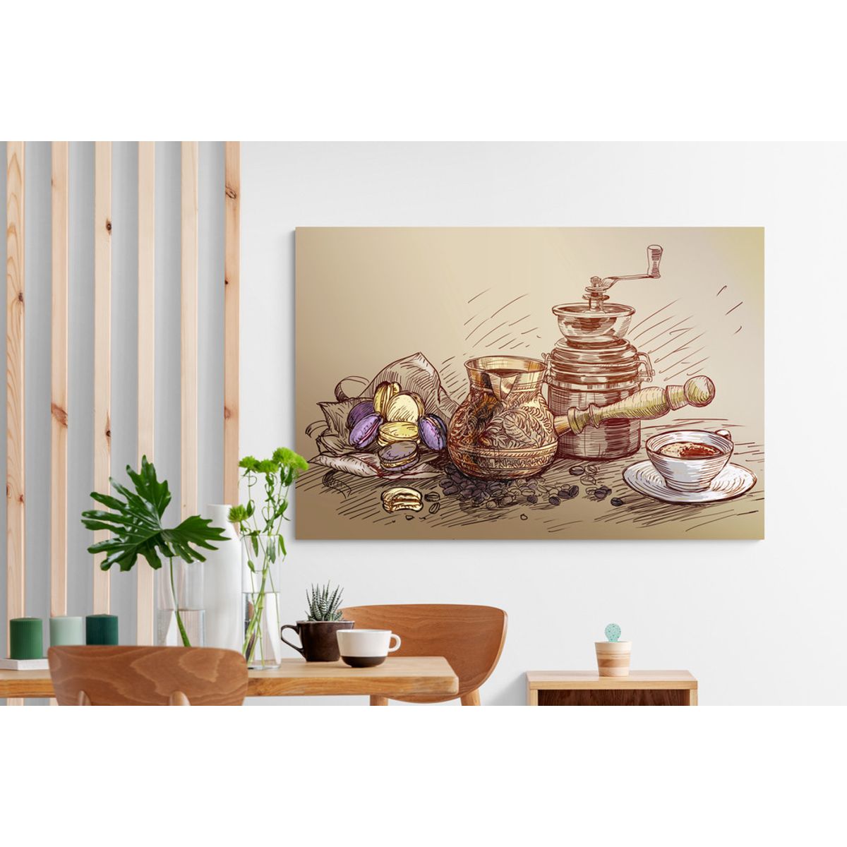 TAYRONA STORE - Cuadro En Lienzo Para Comedor Bodegon 085 150x100cm