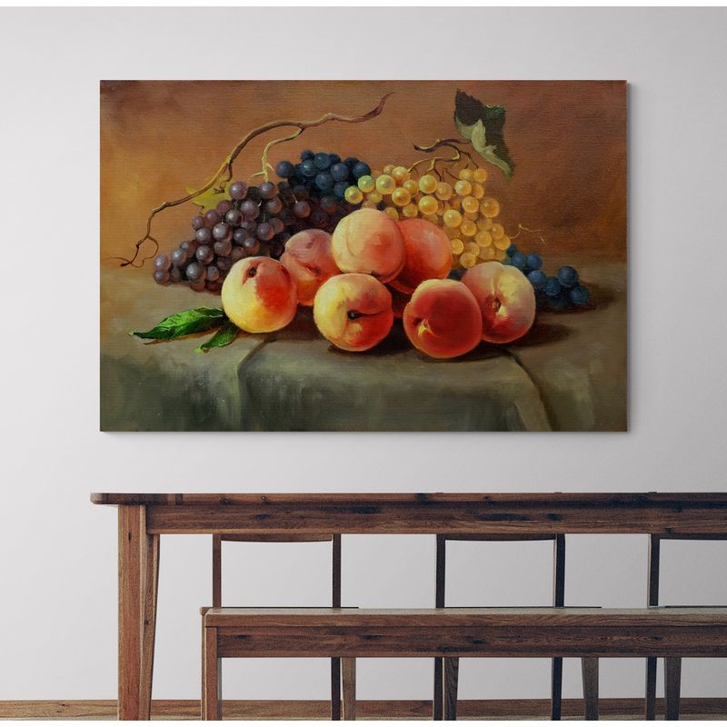 TAYRONA STORE - Cuadro En Lienzo Para Comedor Bodegon 090 70x50cm