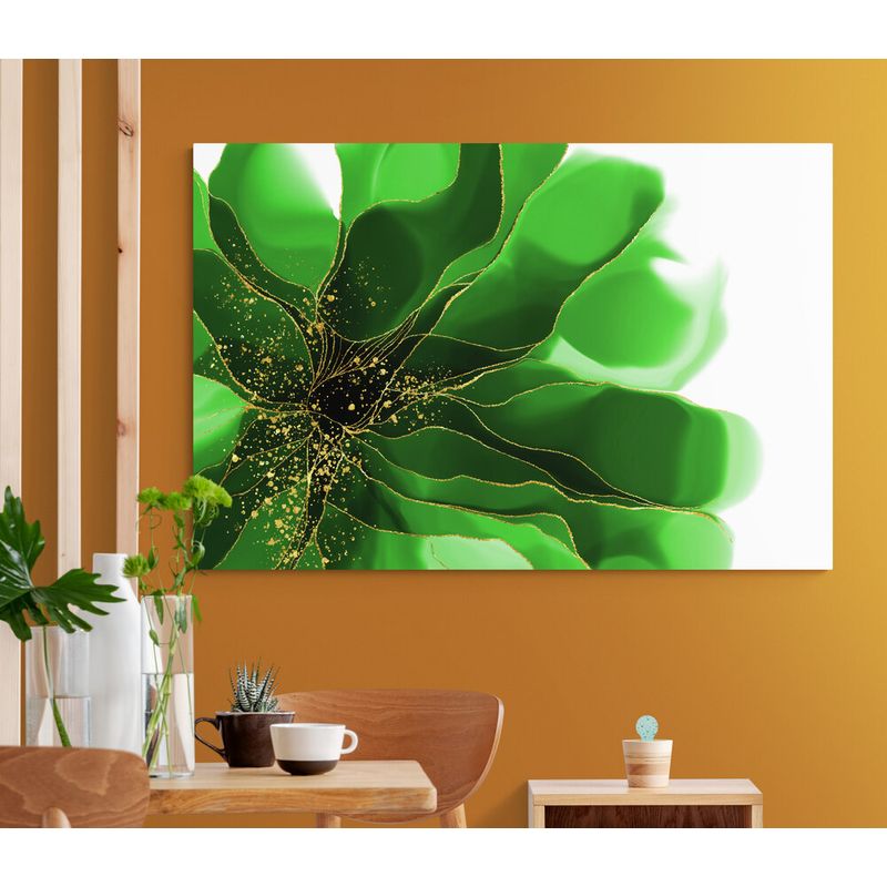 TAYRONA STORE - Cuadro En Lienzo Para Comedor Flores 384 100x70cm