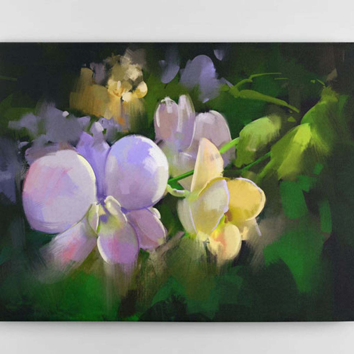 TAYRONA STORE - Cuadro En Lienzo Para Comedor Flores 169 100x80cm