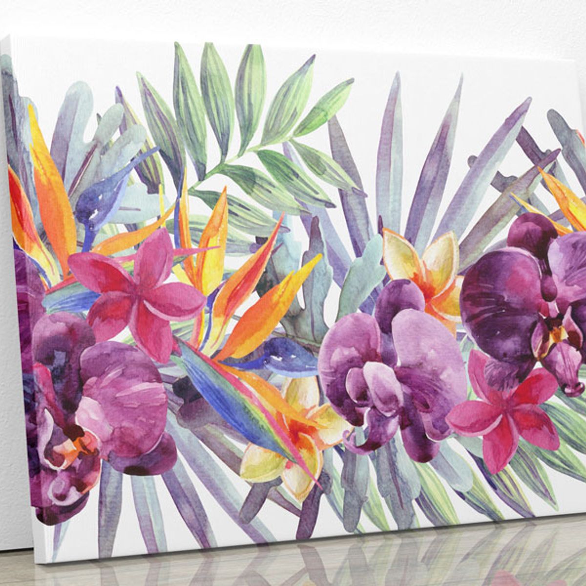 TAYRONA STORE - Cuadro En Lienzo Para Comedor Flores 249 50x40cm
