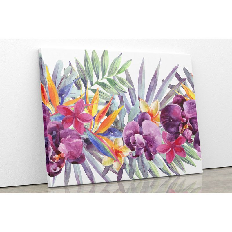TAYRONA STORE - Cuadro En Lienzo Para Comedor Flores 249 50x40cm
