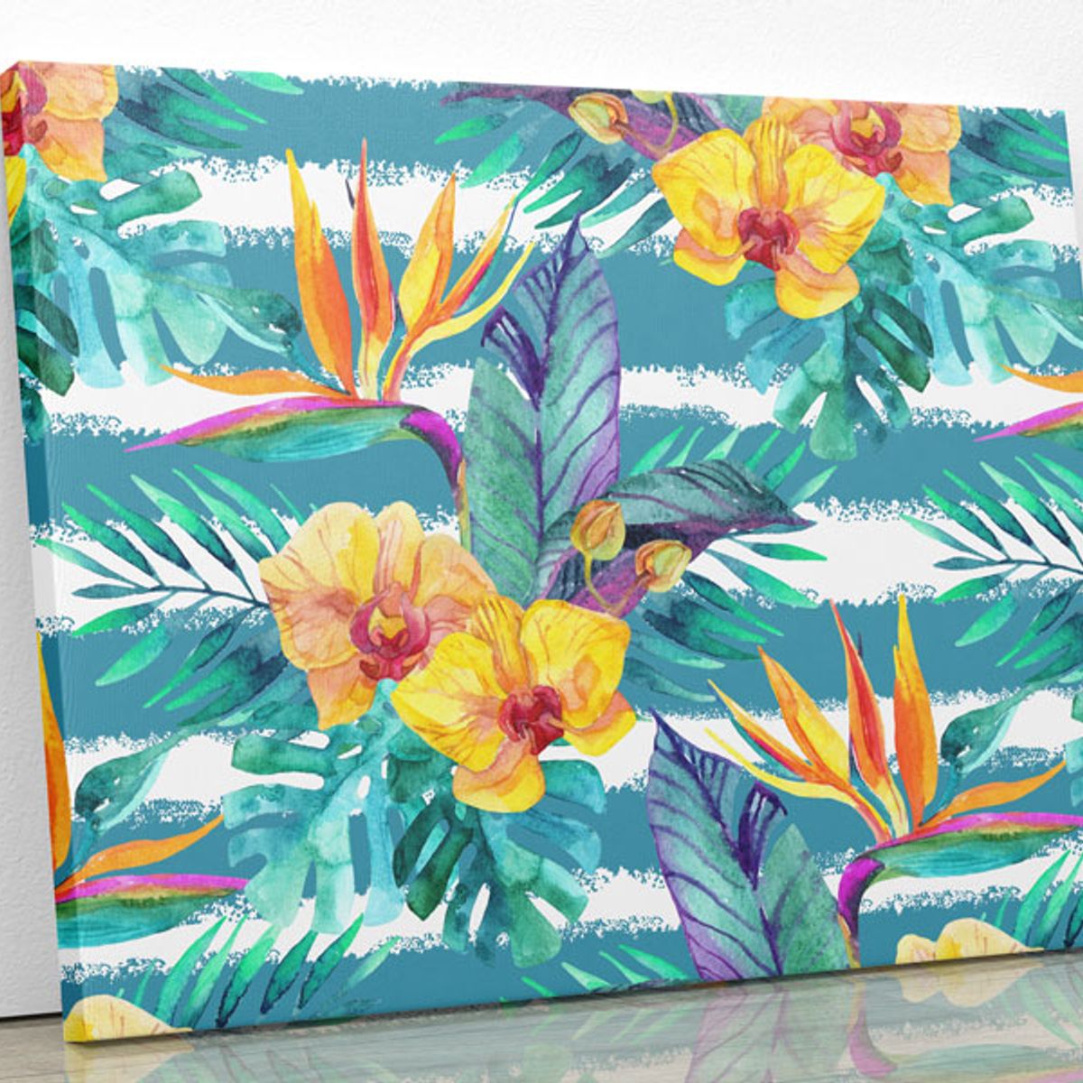 TAYRONA STORE - Cuadro En Lienzo Para Comedor Flores 238 75x60cm