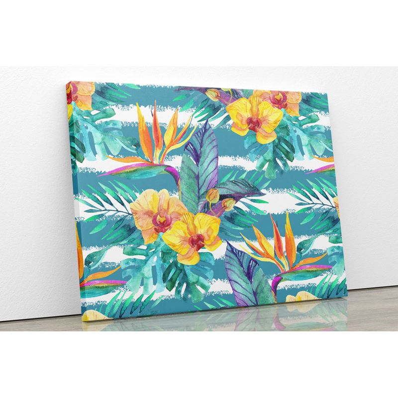 TAYRONA STORE - Cuadro En Lienzo Para Comedor Flores 238 100x80cm