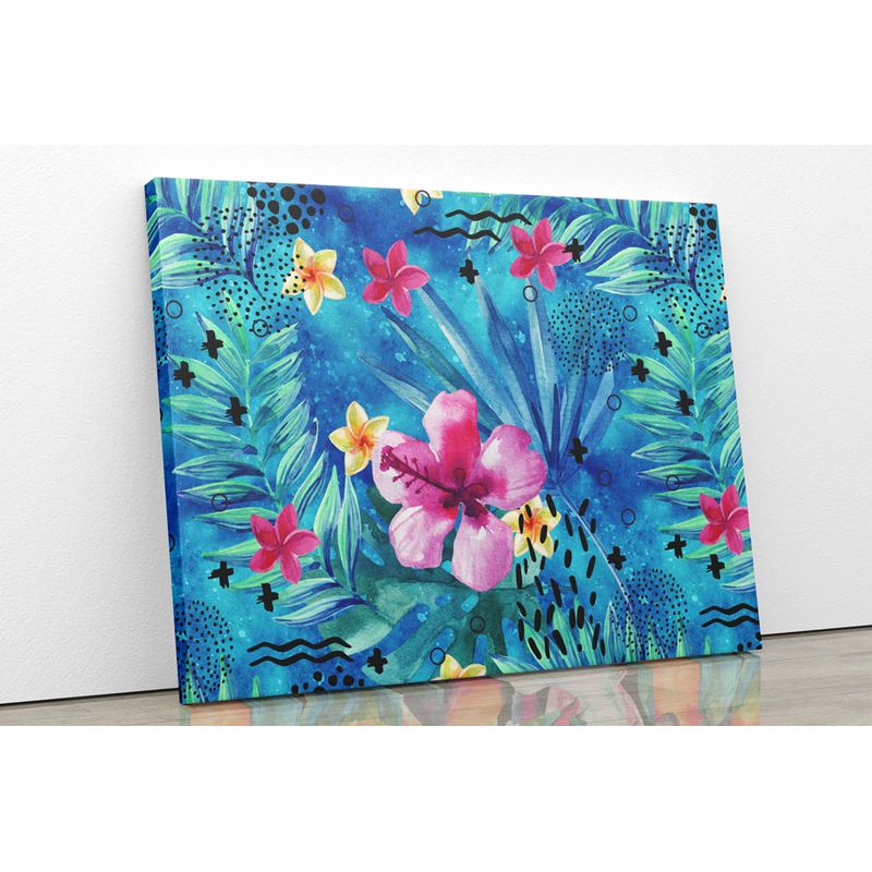 TAYRONA STORE - Cuadro En Lienzo Para Comedor Flores 275 75x60cm