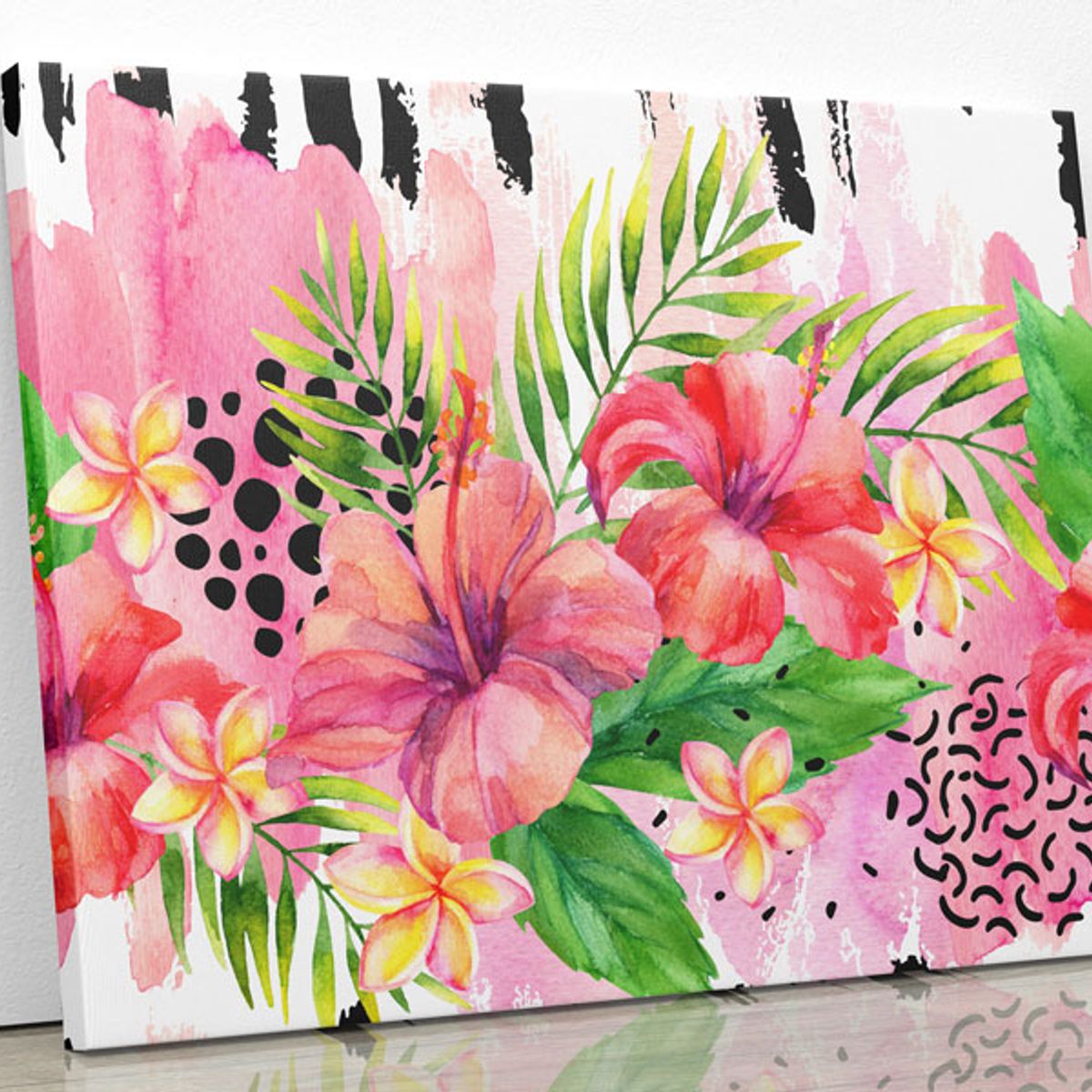 TAYRONA STORE - Cuadro En Lienzo Para Comedor Flores 292 150x120cm