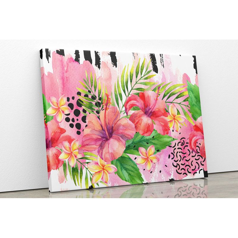TAYRONA STORE - Cuadro En Lienzo Para Comedor Flores 292 100x80cm