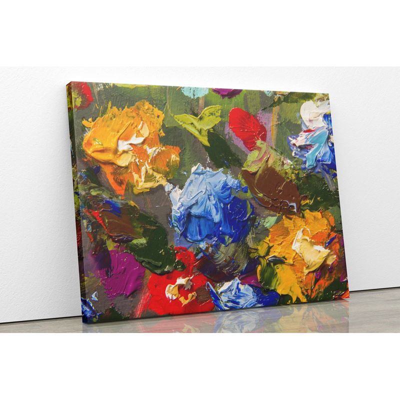 TAYRONA STORE - Cuadro En Lienzo Para Comedor Flores 305 75x60cm
