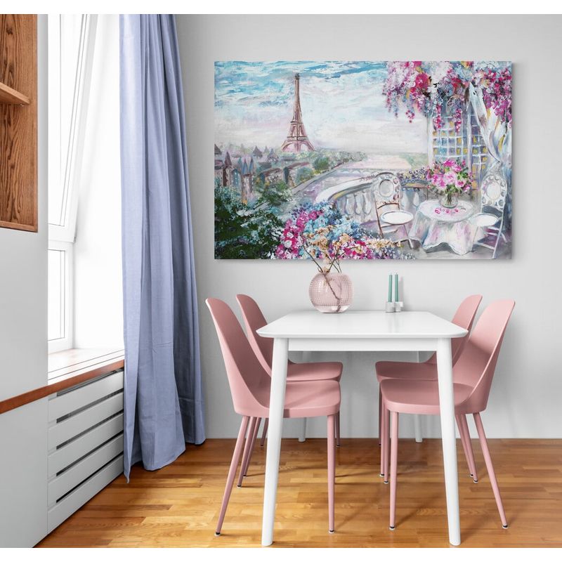 TAYRONA STORE - Cuadro En Lienzo Para Comedor Pintura Paris 053 70x50cm