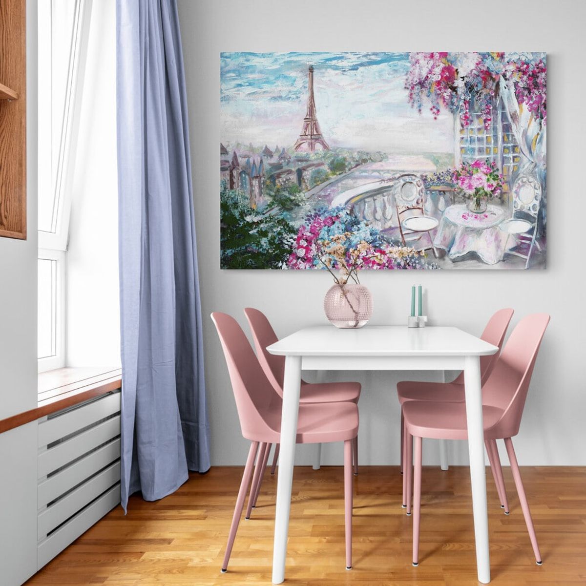 TAYRONA STORE - Cuadro En Lienzo Para Comedor Pintura Paris 053 120x80cm