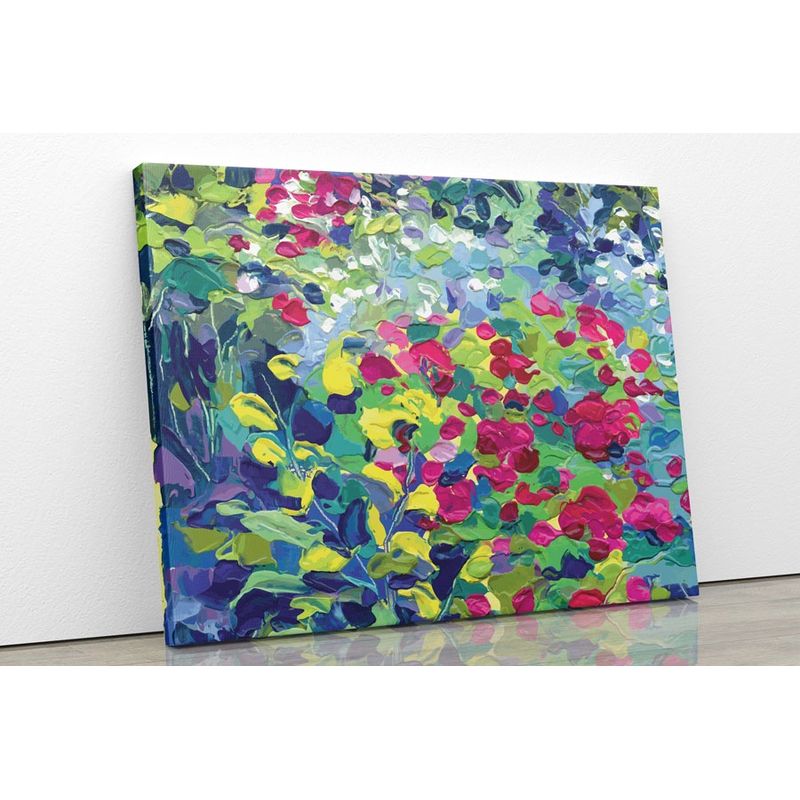 TAYRONA STORE - Cuadro En Lienzo Para Comedor Pintura Flores 50 50x40cm