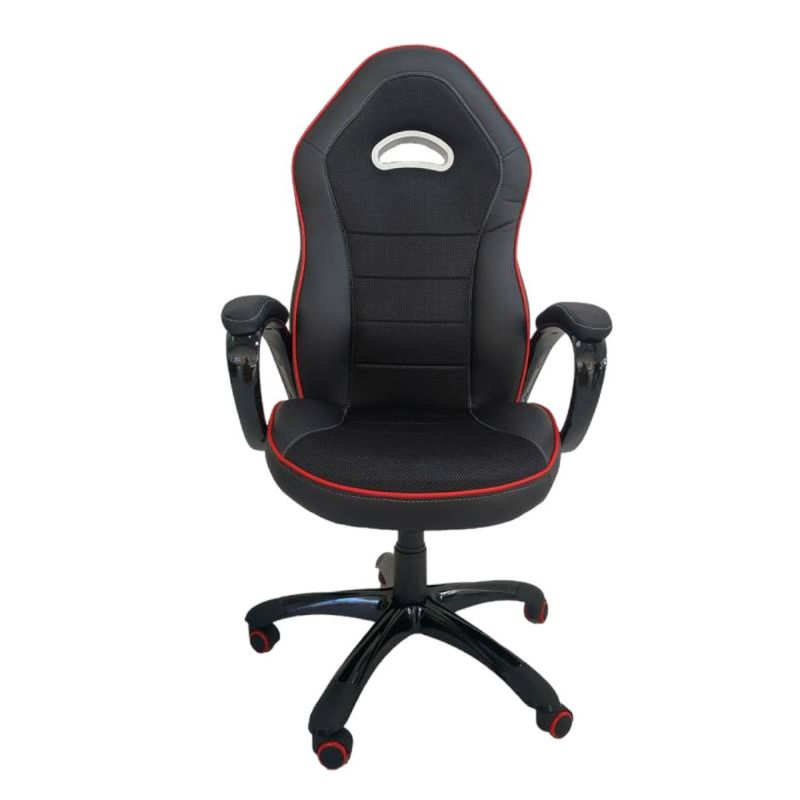 GENERICO - SILLA GAMER WILLIAMS BASE NYLON ESPALDAR Y ASIENTO MALLA Y CUERO