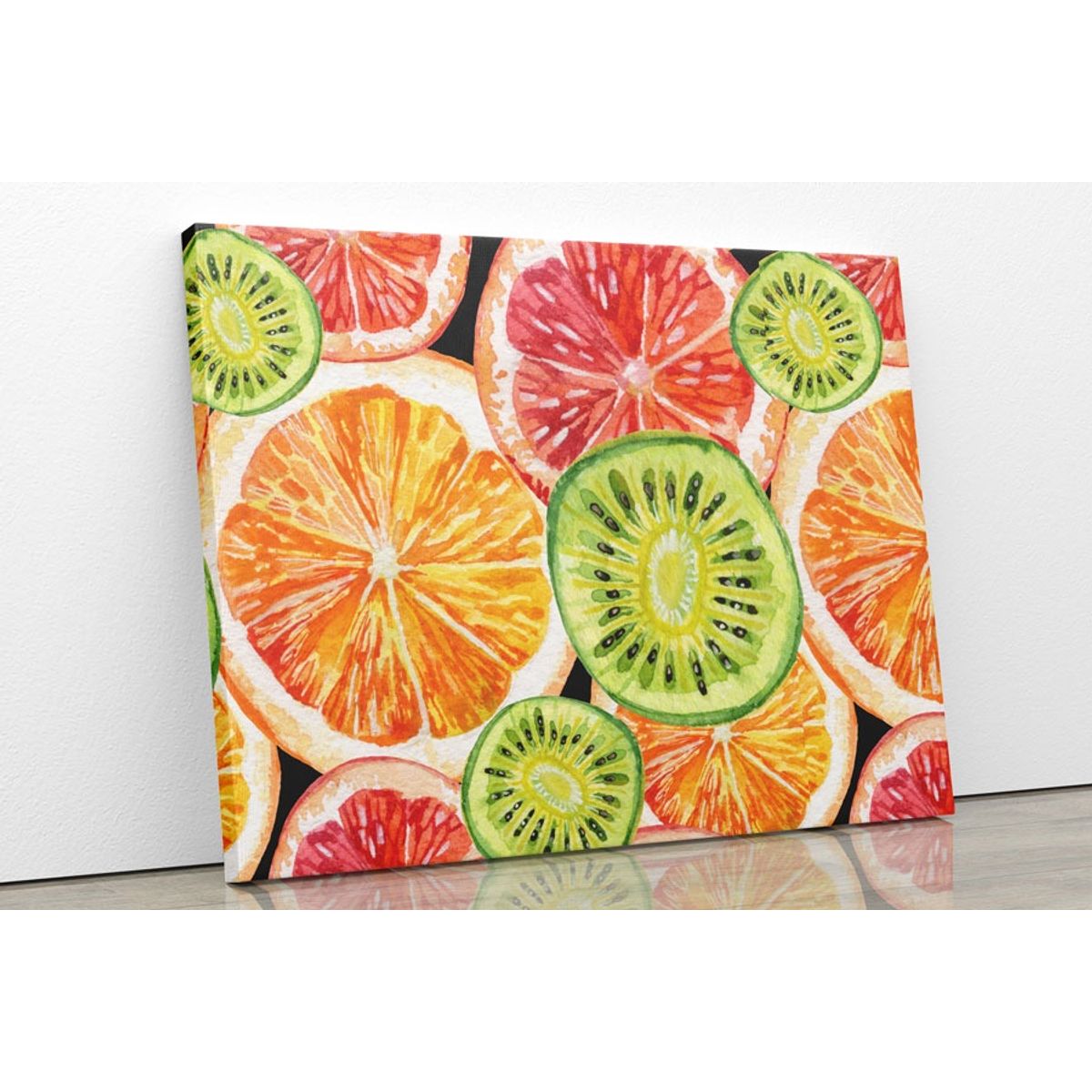 TAYRONA STORE - Cuadro En Lienzo Para Comedor Naranjas 04 125x100cm