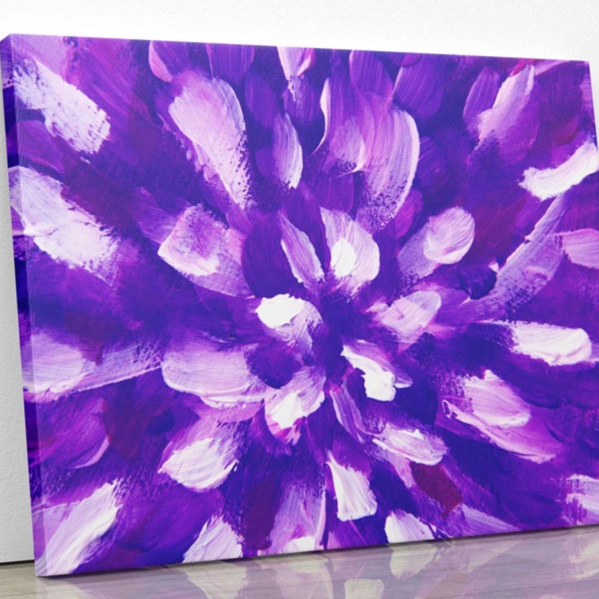 TAYRONA STORE - Cuadro En Lienzo Para Comedor Pintura Flores 118 125x100cm.