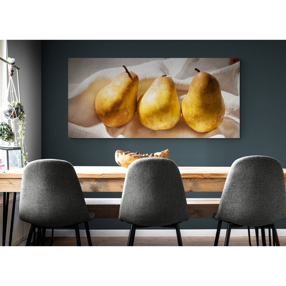 TAYRONA STORE - Cuadro En Lienzo Para Comedor Bodegon Frutas 132 150x70cm