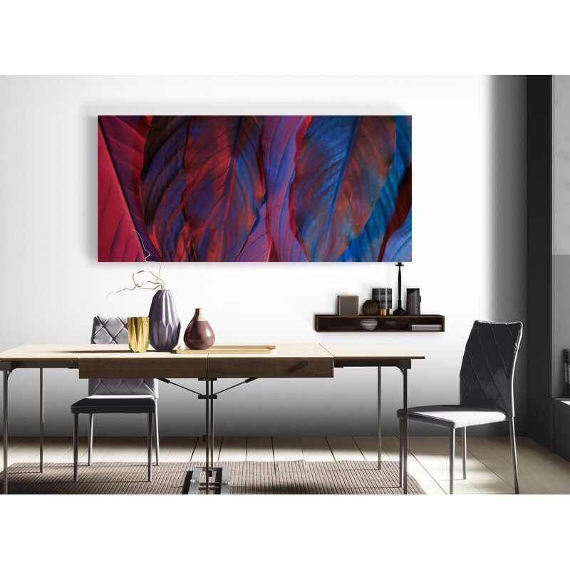 TAYRONA STORE - Cuadro En Lienzo Para Comedor Hojas 107 90x40cm