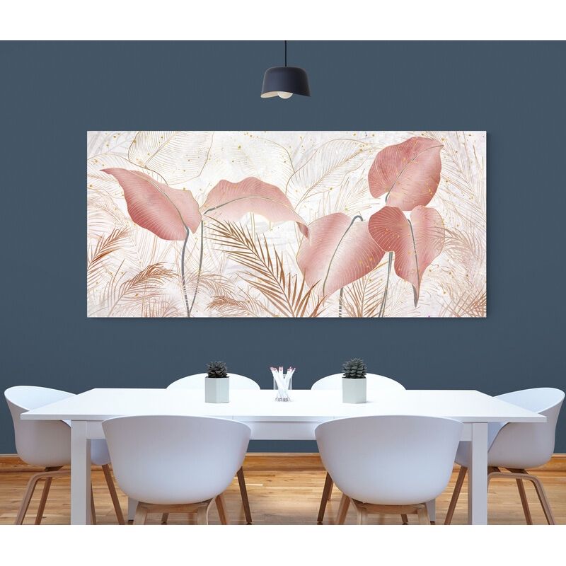 TAYRONA STORE - Cuadro En Lienzo Para Comedor Hojas 162 90x40cm
