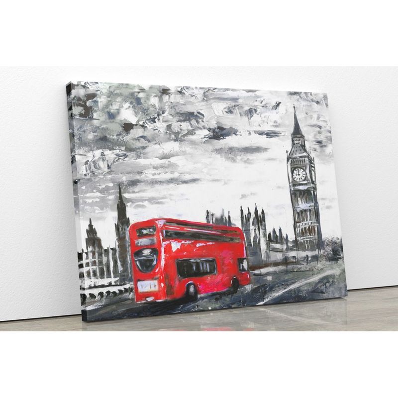 TAYRONA STORE - Cuadro En Lienzo Para Comedor Pintura London 06 75x60cm