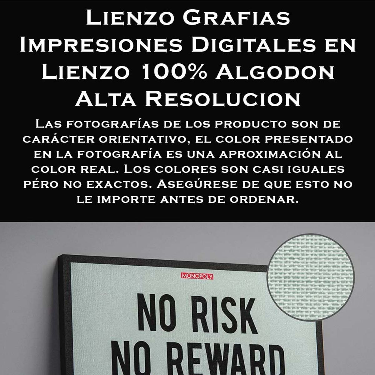 TAYRONA STORE - Cuadro En Lienzo Para Comedor Copa Vino 70x50cm