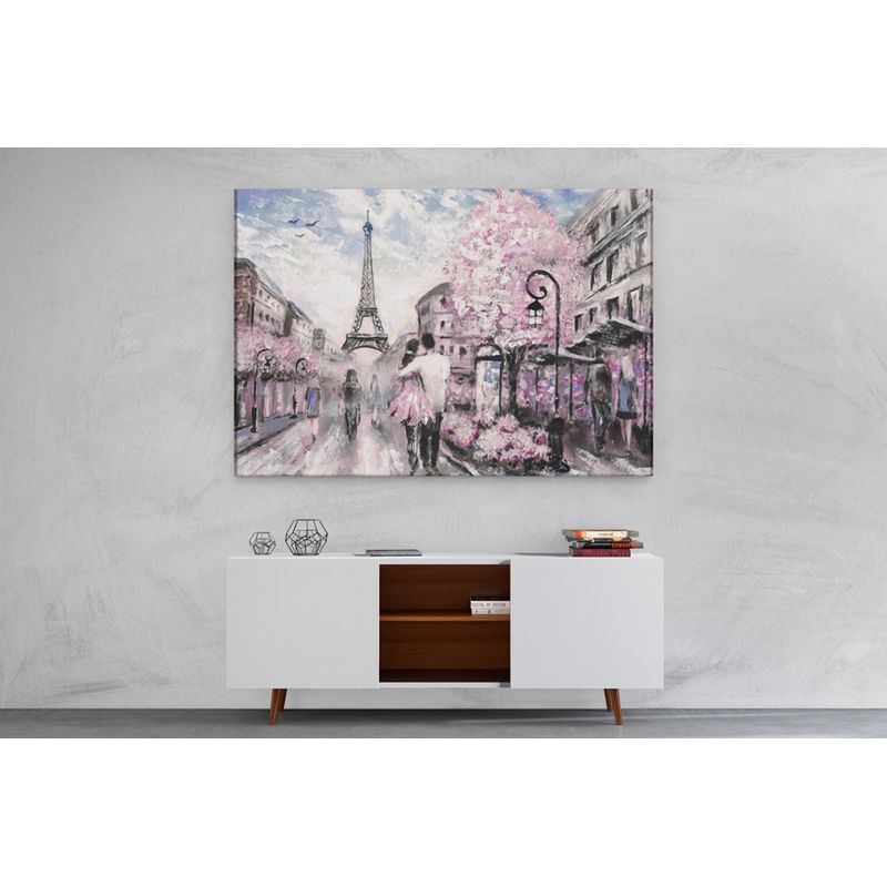 TAYRONA STORE - Cuadro En Lienzo Para Comedor Pintura Paris 12 100x70cm