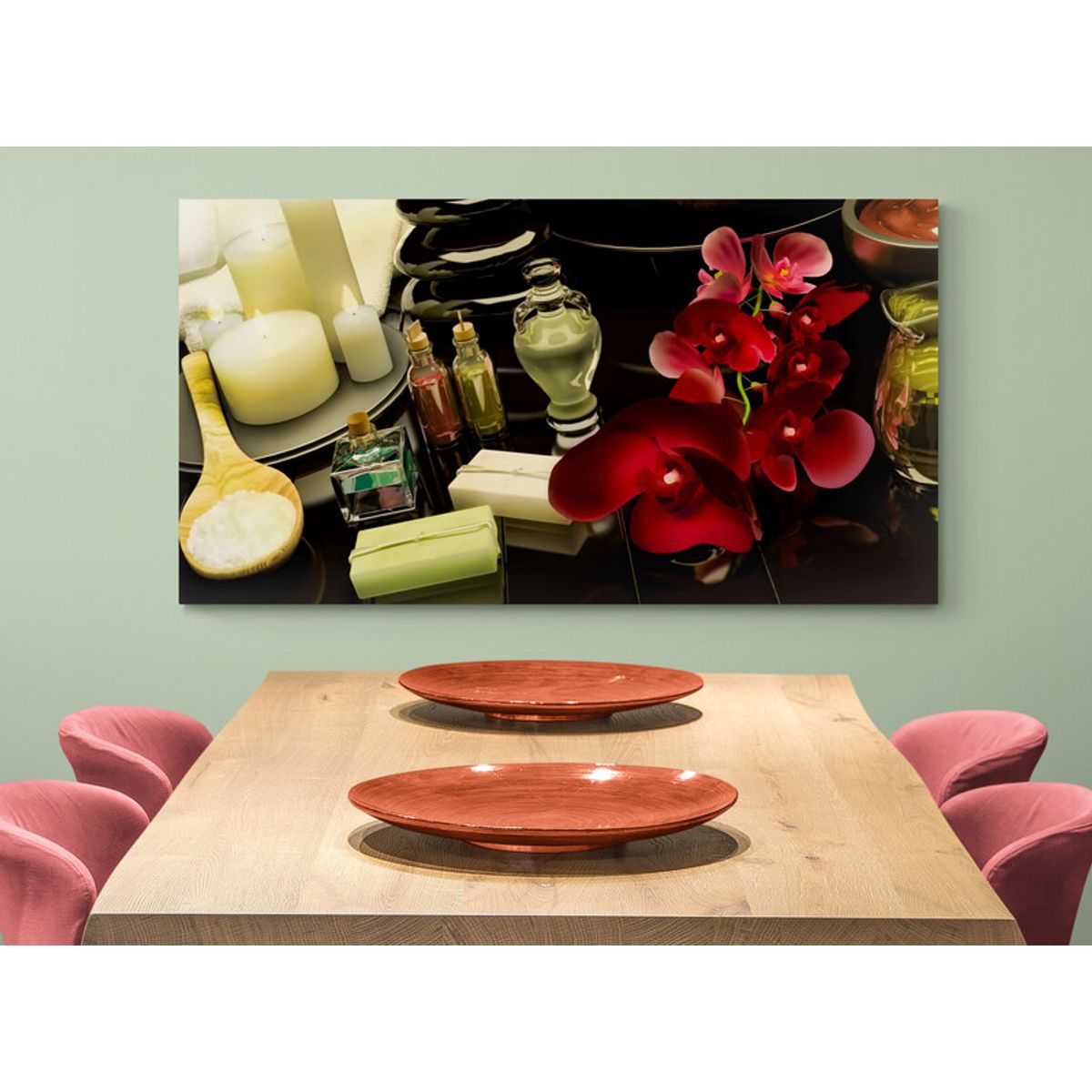 TAYRONA STORE - Cuadro En Lienzo Para Comedor Bodegon 221 75x40cm
