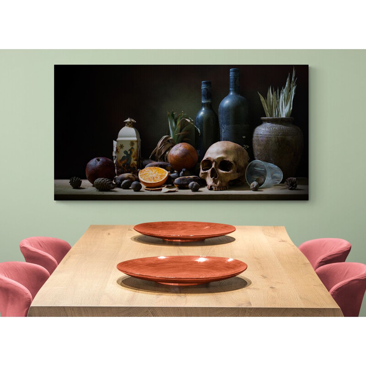 TAYRONA STORE - Cuadro En Lienzo Para Comedor Bodegon 222 110x60cm