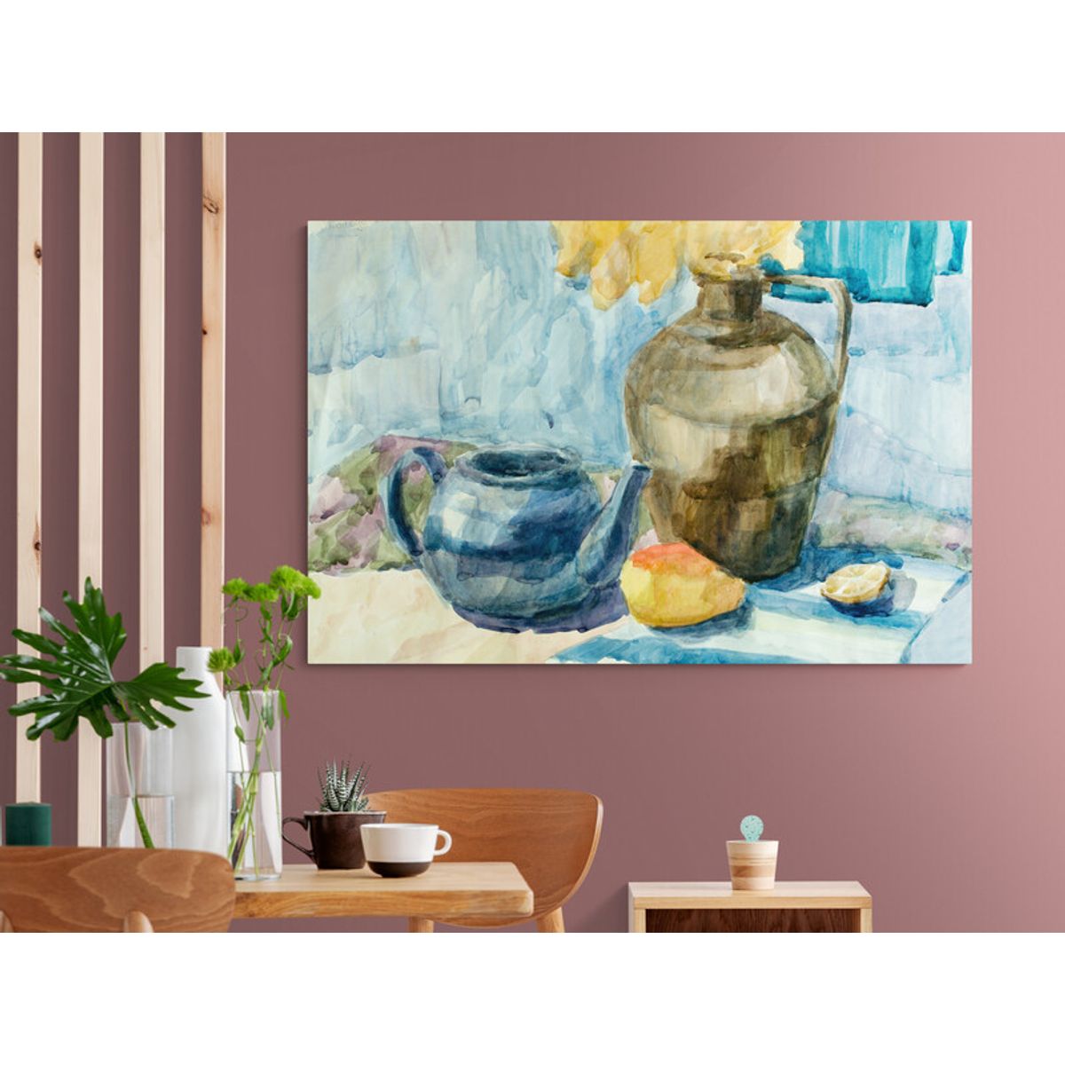 TAYRONA STORE - Cuadro En Lienzo Para Comedor Bodegon 167 120x80cm