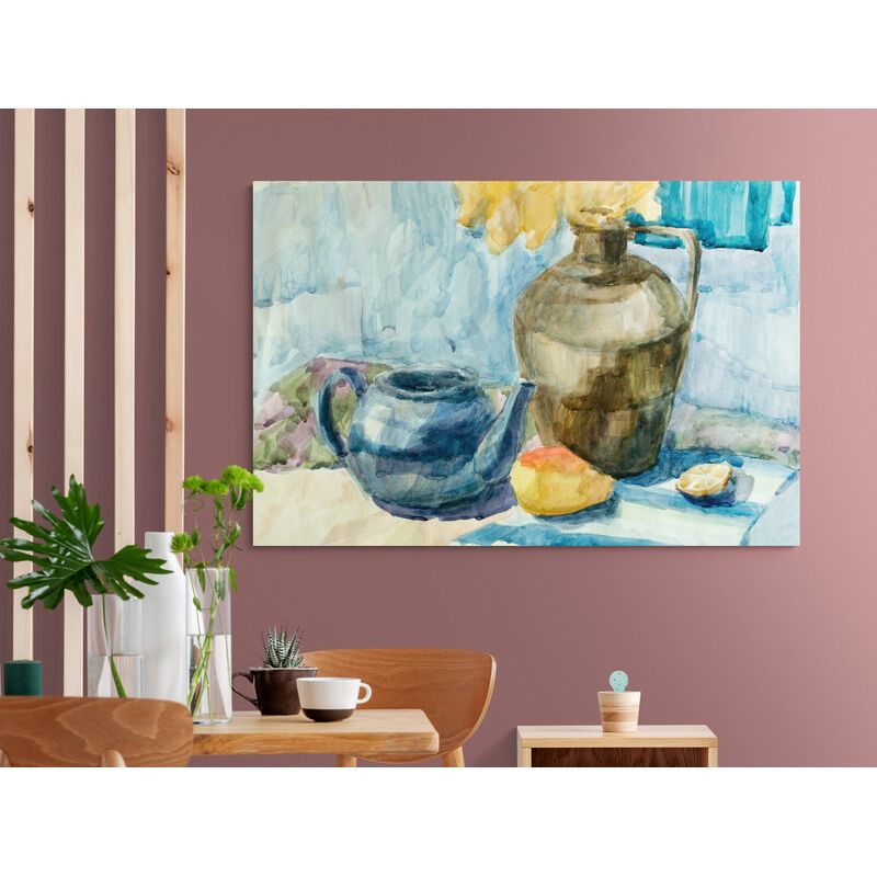 TAYRONA STORE - Cuadro En Lienzo Para Comedor Bodegon 167 70x50cm