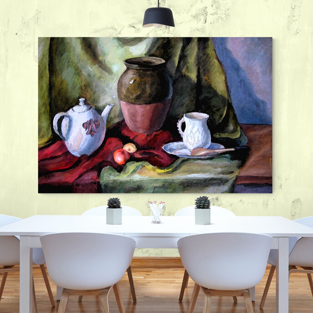TAYRONA STORE - Cuadro En Lienzo Para Comedor Bodegon 170 70x50cm