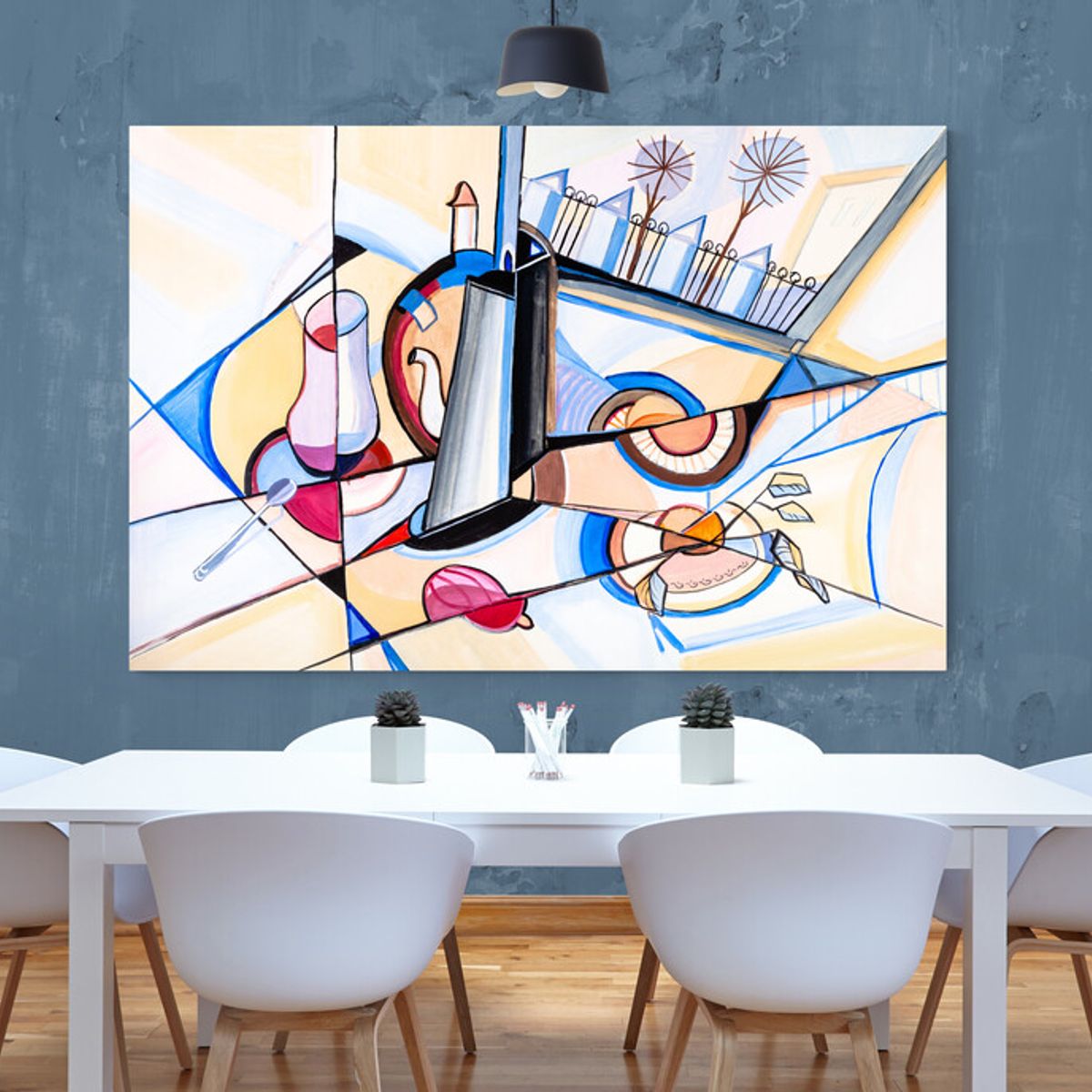 TAYRONA STORE - Cuadro En Lienzo Para Comedor Bodegon 150 70x50cm