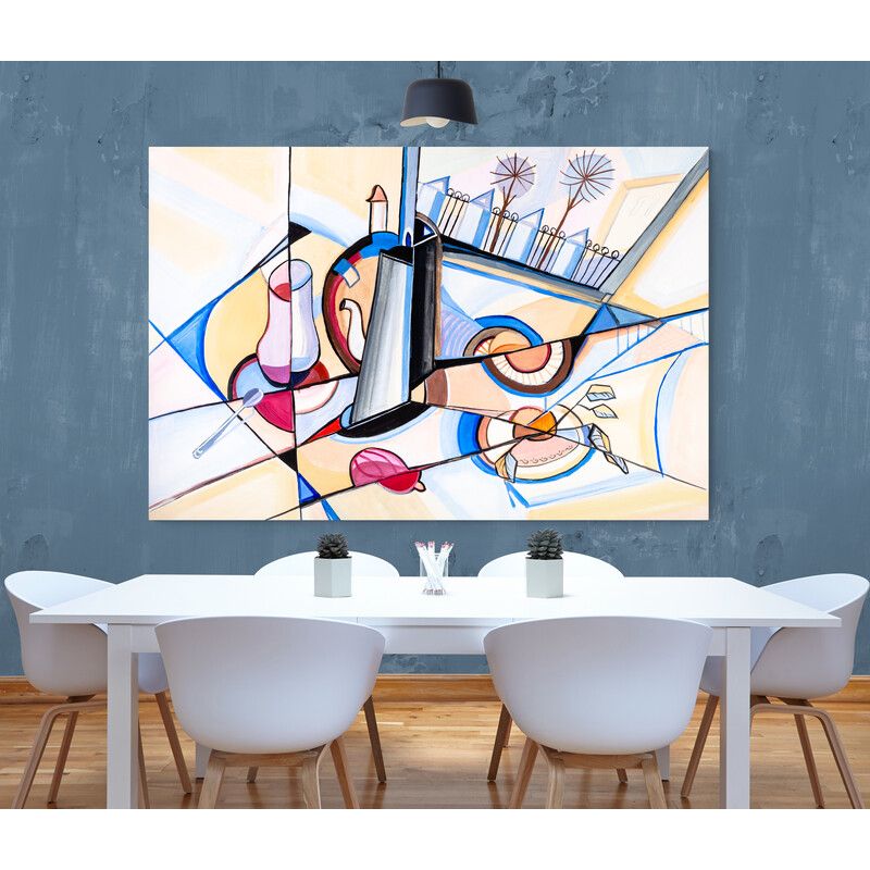 TAYRONA STORE - Cuadro En Lienzo Para Comedor Bodegon 150 100x70cm