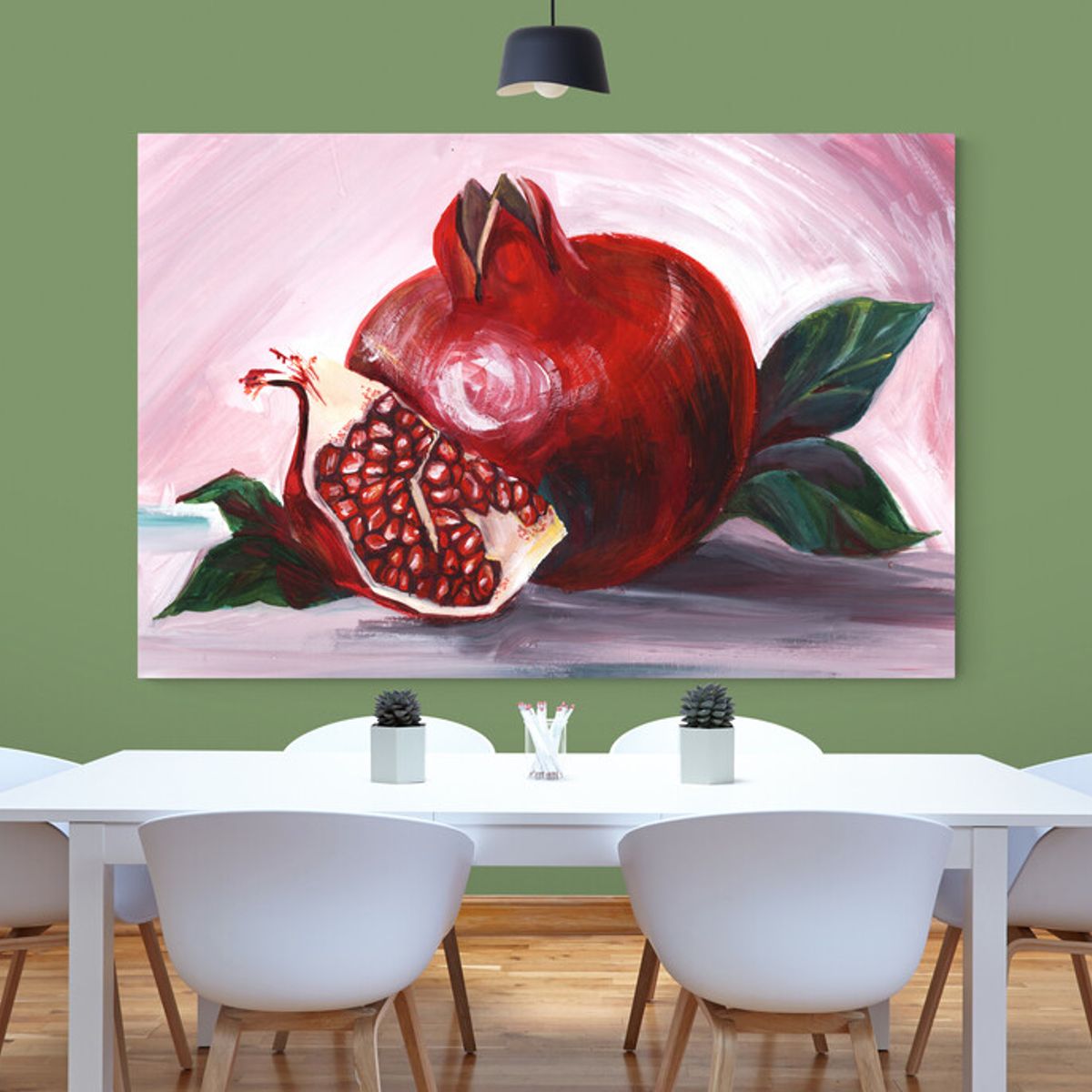 TAYRONA STORE - Cuadro En Lienzo Para Comedor Bodegon Frutas 121 100x70cm