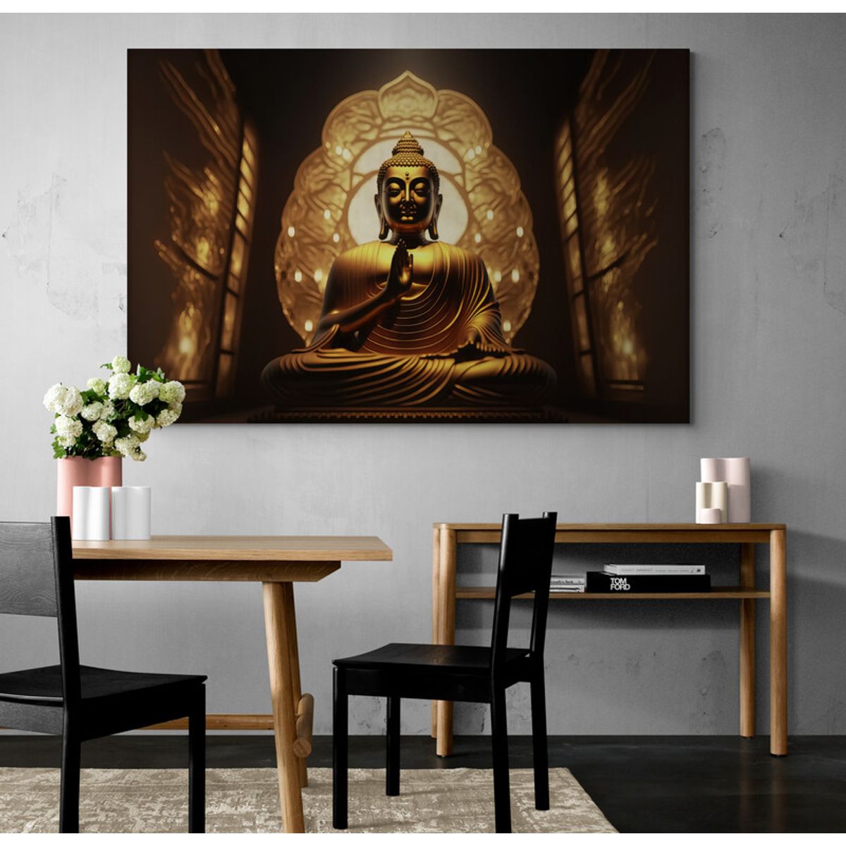 TAYRONA STORE - Cuadro En Lienzo Para Comedor Budda 175 120x80cm