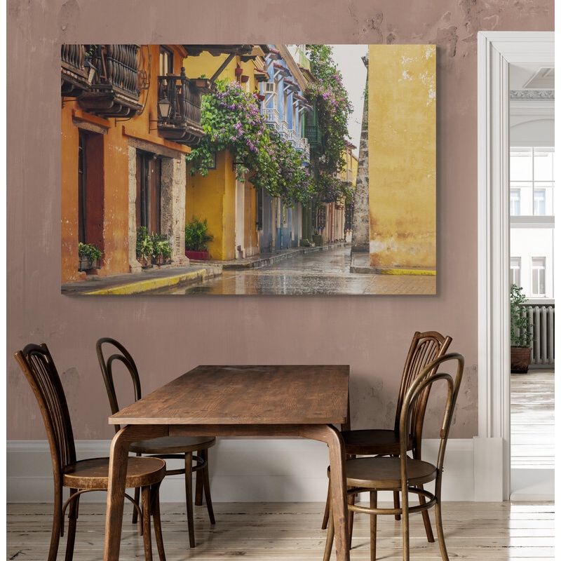 TAYRONA STORE - Cuadro En Lienzo Para Comedor Cartagena 016 50x35cm