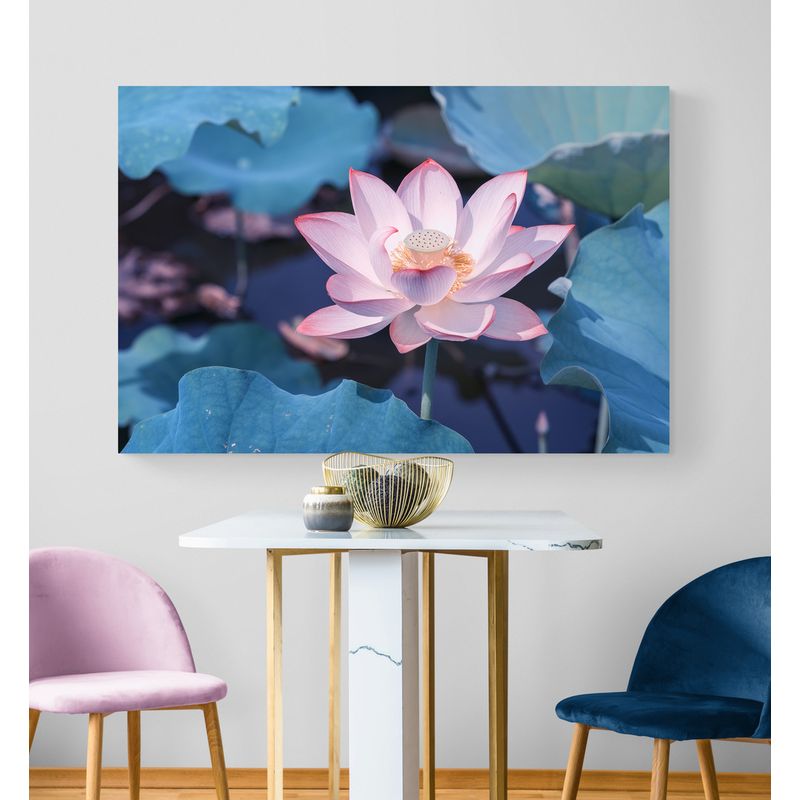 TAYRONA STORE - Cuadro En Lienzo Para Comedor Flor De Loto 033 70x50cm