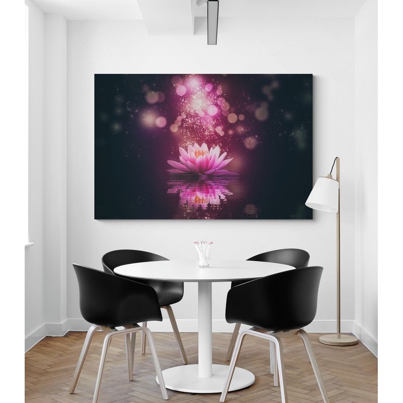 TAYRONA STORE - Cuadro En Lienzo Para Comedor Flor De Loto 037 100x70cm