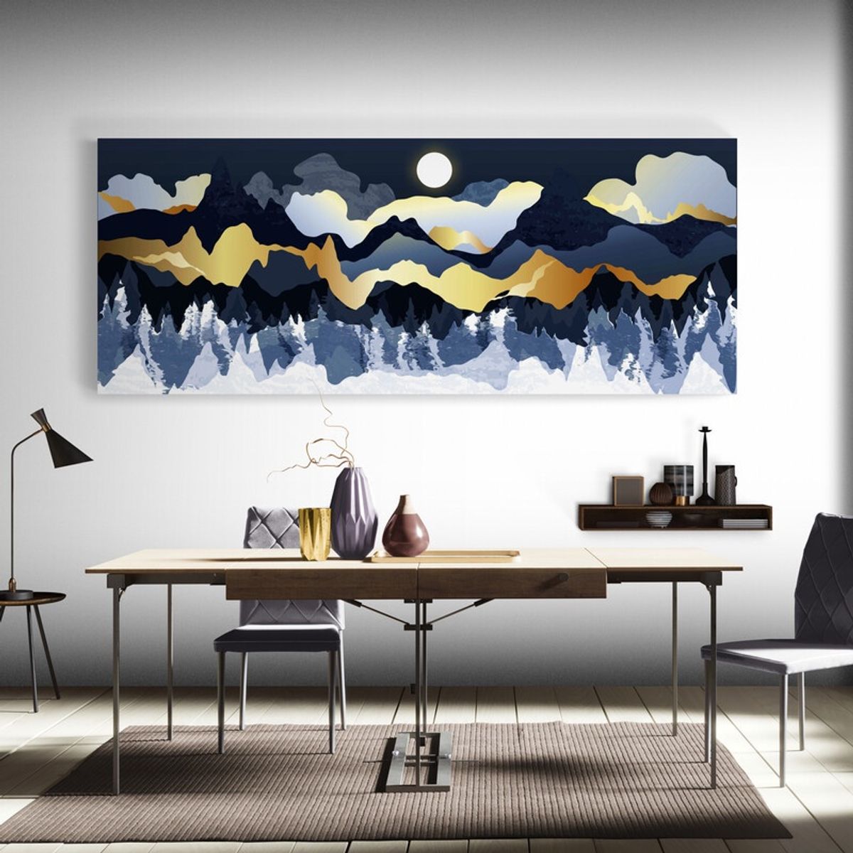 TAYRONA STORE - Cuadro En Lienzo Para Comedor Luxury Design 169 100x40cm