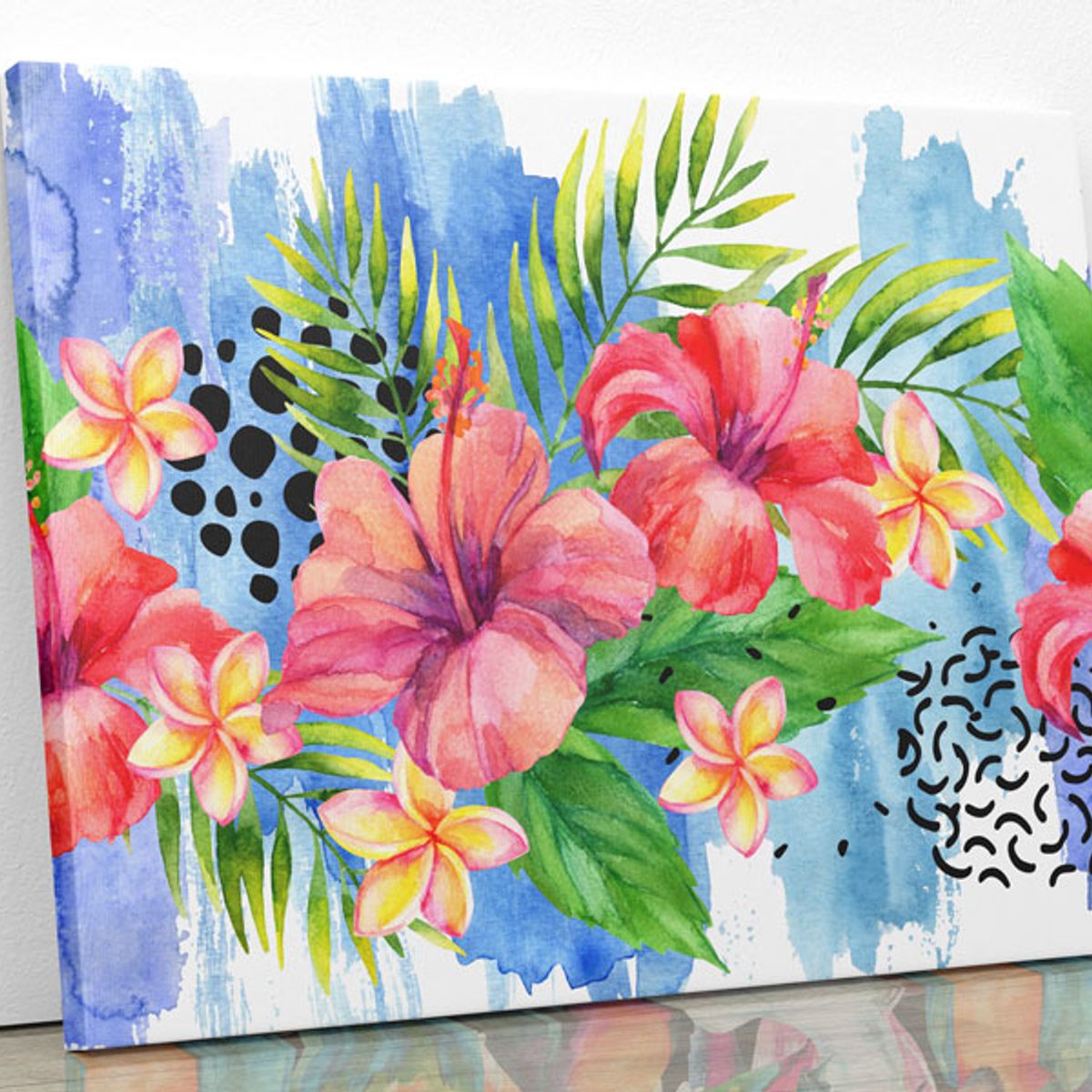 TAYRONA STORE - Cuadro En Lienzo Para Comedor Flores 283 150x120cm