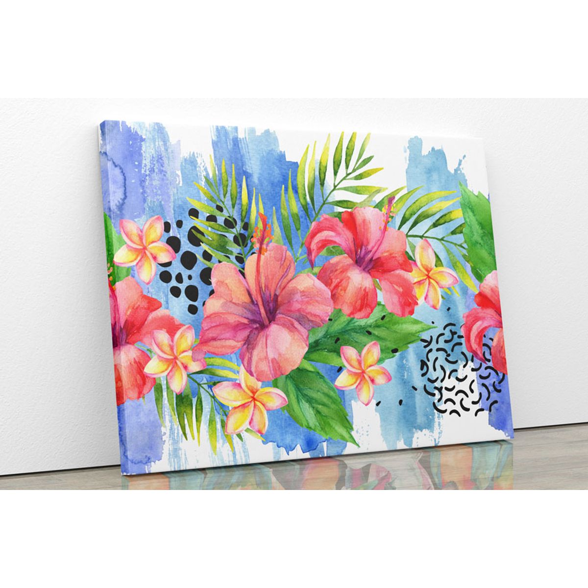 TAYRONA STORE - Cuadro En Lienzo Para Comedor Flores 283 150x120cm
