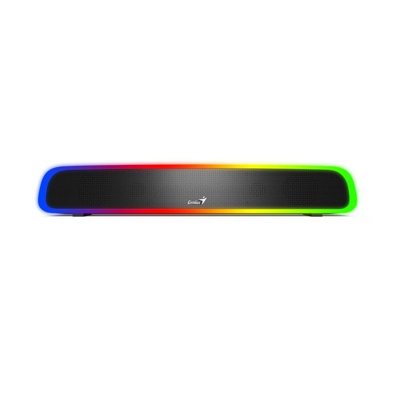 GENIUS - Parlante Barra Genius 200bt Rgb Bluetooth Pc Note Celular 4w